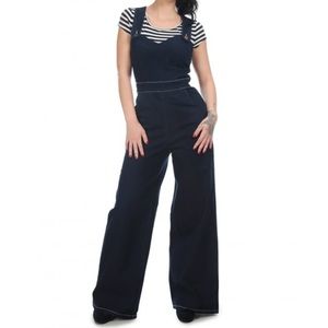 Collectif Karla Heart Dungarees